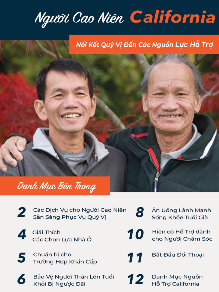 California Aging Resources Guide in Vietnamese