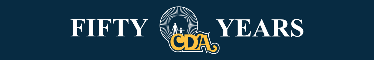 CDA 50th anniversary banner
